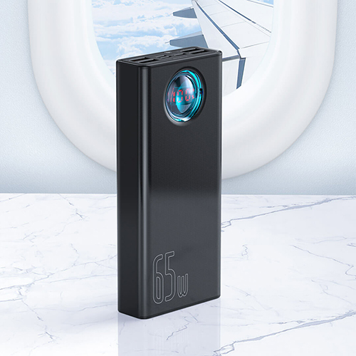 Baseus Digital Display Fast Charging Power Bank 30000Mah Black